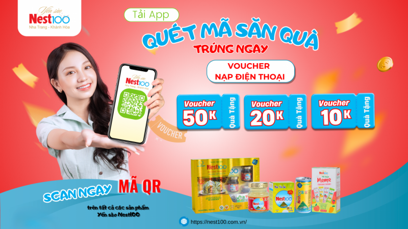 THỂ LỆ CHƯƠNG TRÌNH “QUÉT MÃ SĂN QUÀ CÙNG NEST100”