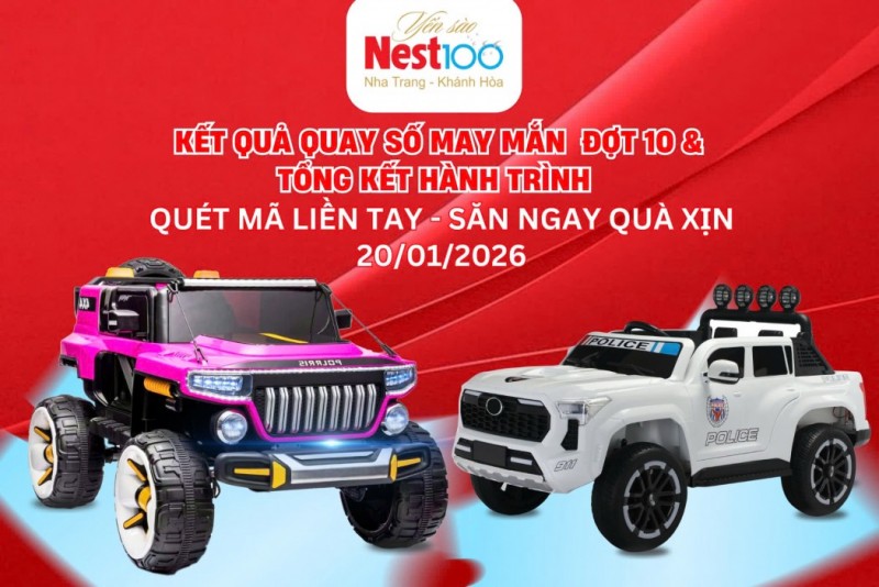 CÔNG BỐ KẾT QUẢ CHƯƠNG TRÌNH QUAY SỐ MAY MẮN LẦN 10 (20/01/2026) & TỔNG KẾT HÀNH TRÌNH – QUÉT MÃ LIỀN TAY, SĂN NGAY QUÀ XỊN