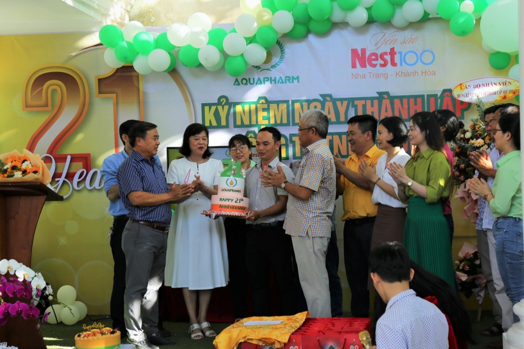 Aquapharm - Đón nhận sự kiện kỷ niệm 21 năm thành lập.