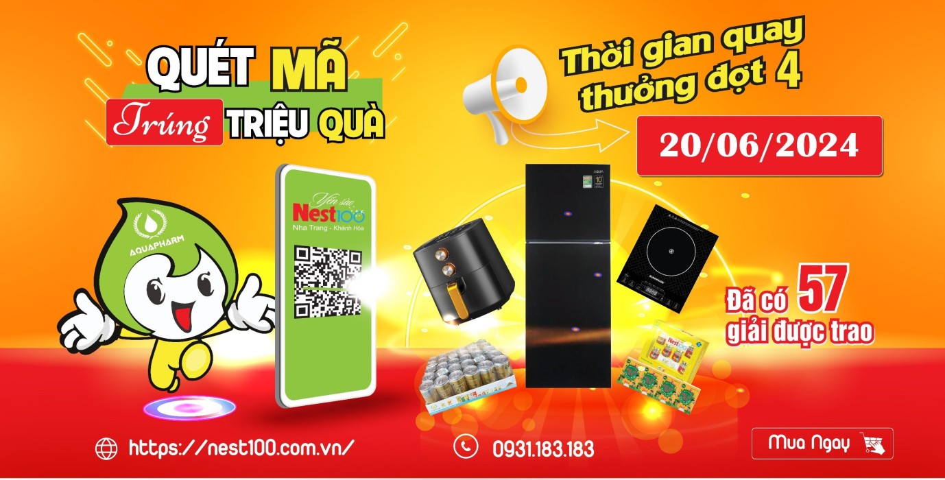 THÔNG BÁO KẾT QUẢ QUAY SỐ MAY MẮN ĐỢT 3 (23/05/2024) CHƯƠNG TRÌNH QUÉT MÃ – TRÚNG TRIỆU QUÀ – TỪ 26/2/2024 ĐẾN 26/2/2025